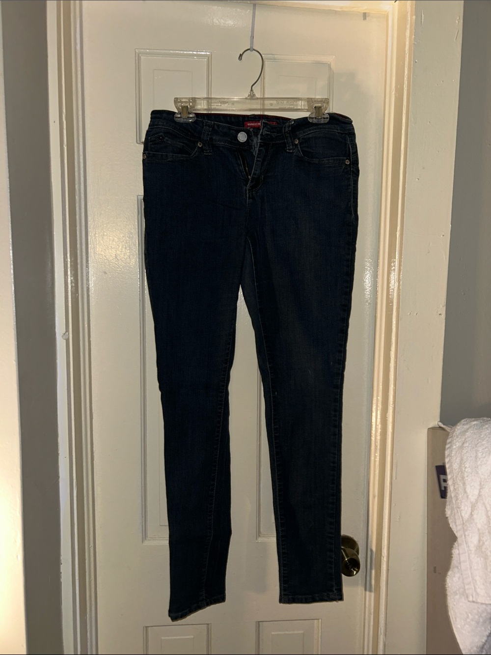 Slim Fit Dark Indigo Skinny Jeans - Women